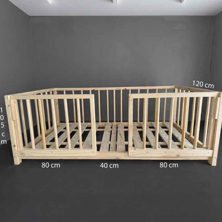 CARRUSEL_Cama Montessori Eco Corral 1,5pl (2)