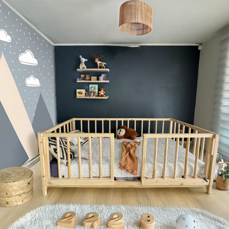 CARRUSEL_Cama Montessori Eco Corral 1,5pl (4)